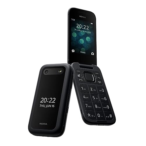 nokia flip simフリー　4g Nokia 2660 Flip Feature Phone with 2.8